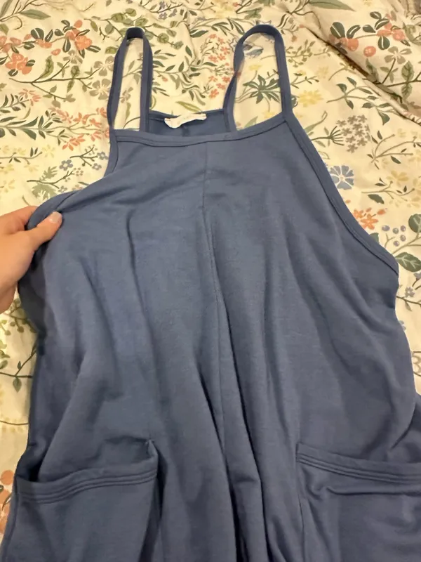 Blue jumpsuit romper - Image 3
