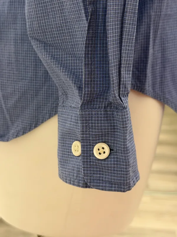 Banana Republic Micro Check Dress Shirt - Image 3
