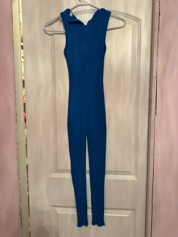 Baddieville Blue Jumpsuit - Image 2