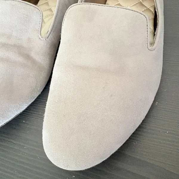 Birdies Loafers The Starling 8 Latte Suede Smoking Slipper Comfort Flats - Image 12