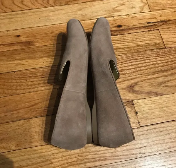 Birdies Starling Suede Leather Loafers Latte Slate comfy quilt preppy daily - Image 9
