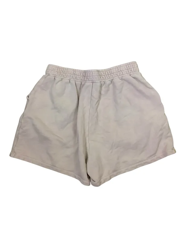 ONA Light Pink Sweat‎ Shorts Elastic Waist Lounge Athleisure Pockets Large - Image 2