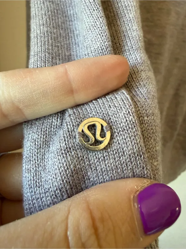 Lululemon Full Extension Sweater Heathered Dark Chrome Size 8 - Image 5