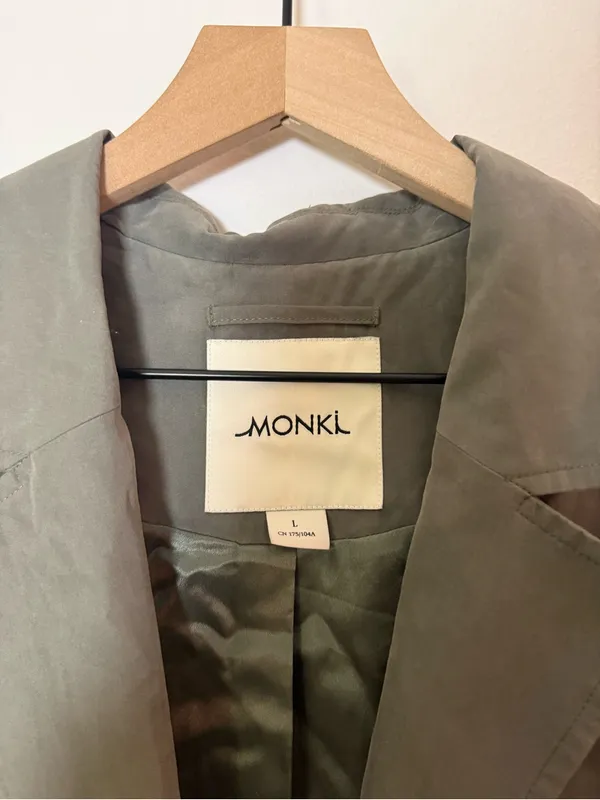 Monki Soft‎ Trench Coat - Image 3