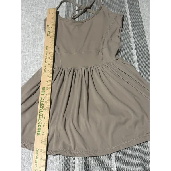 Better‎ Together Women Small Taupe Brown Active Exercise Dress OKJ041 Strappy S - Image 3