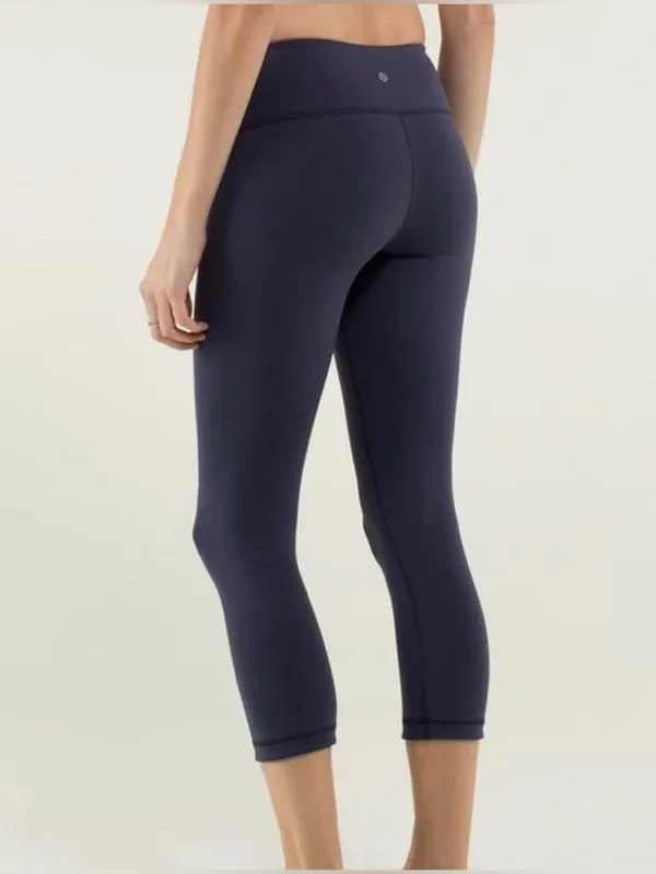 Lululemon Athletica Wunder Under Capri Cropped 21” Inseam Legging Gym Workout - Image 2