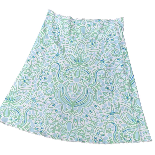Jean-Pierre Klifa D-Skirt Reversible M Green Blue Tentacle Tales Stretch Coastal - Image 4