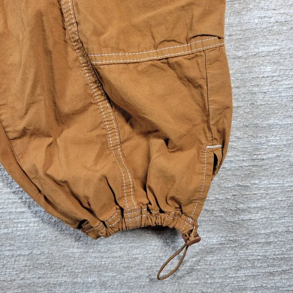 BDG Urban Outfitters Cargo Joggers Size M Brown High Rise Baggy Gorpcore Utility - Image 4