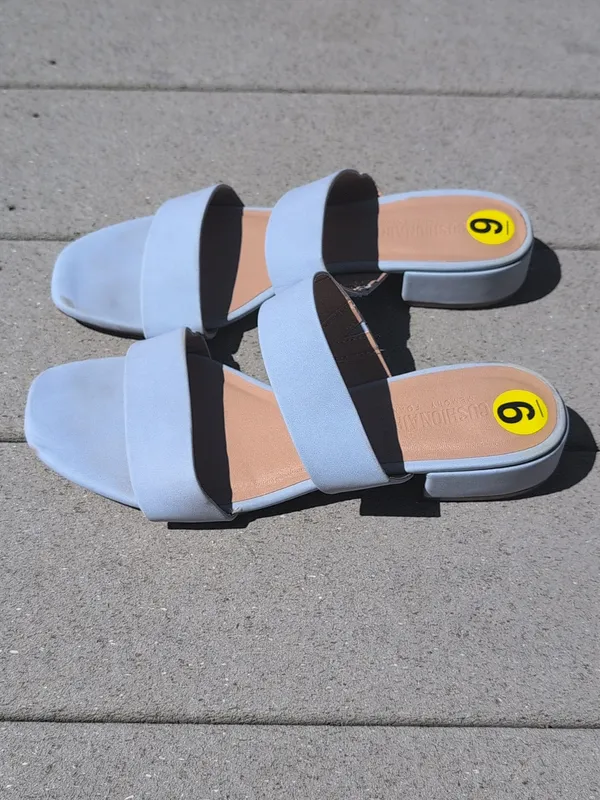 Cushionaire Memory Foam Nolita Sandals | Two Band Dress Sandals - Image 4