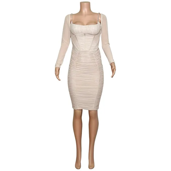 HOUSE OF CB Freyja Dress, Pale Pink, Small (Plus) - Image 9