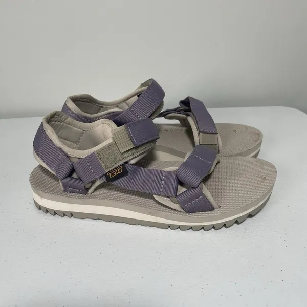 Teva Universal Trail Trooper Sandals Hiking Gorpcore Purple Gray Women's Size 8 - Image 2