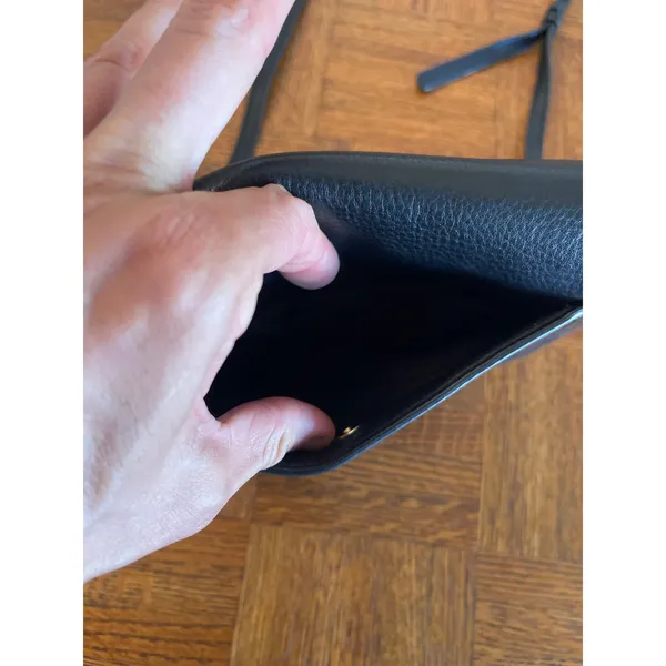 Michael Michael Kors Black Pebbled Leather Half Dome Crossbody Bag black - Image 6