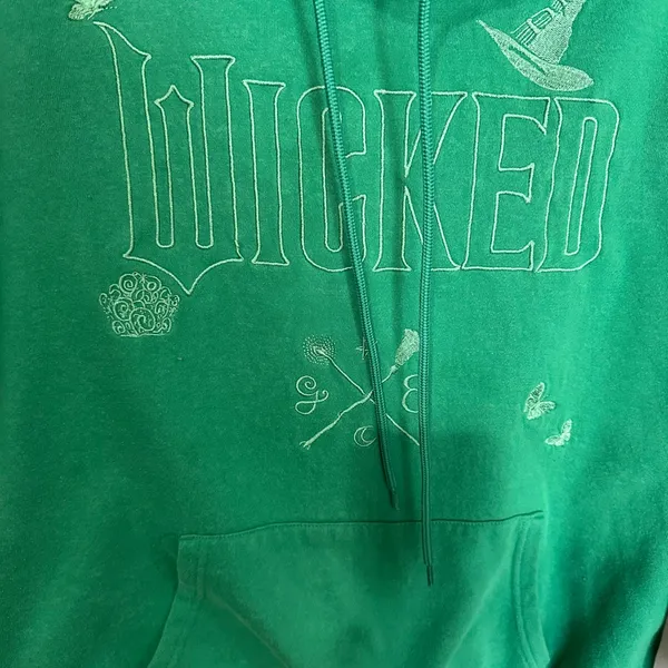 Wicked Women's Green Hoodie - Image 4