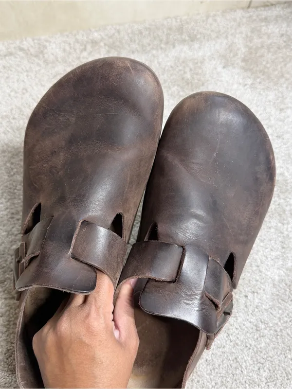 Birkenstock Women’s London Oiled Leather Shoes in Habana 43/US 12 - Image 6