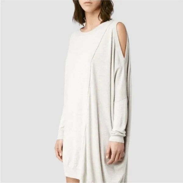All Saints Sago Dress Silk Cotton Blend Size 6 - Image 4