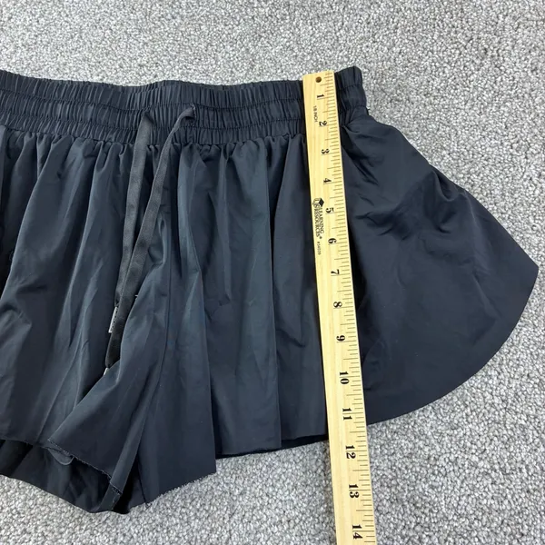Liberty Pro Flowy Athletic Shorts Women S Black Butterfly Gym‎ Activewear Skort - Image 5