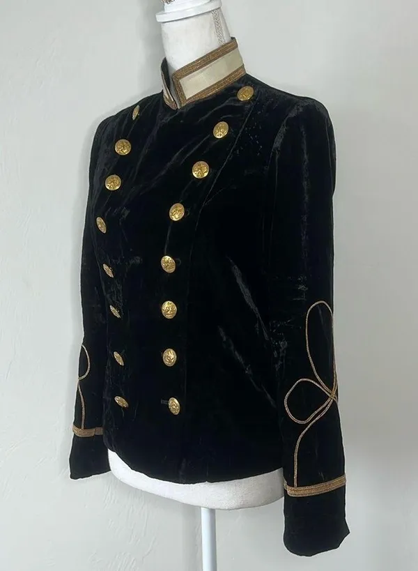 Ralph Lauren Velvet Military Jacket - Image 8