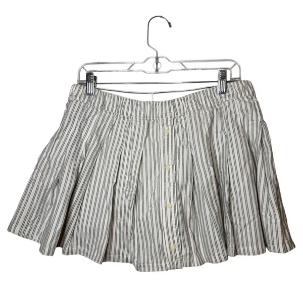 OFFLINE by Aerie NWT Oxford Pleated Tennis Skirt Striped‎ Athleisure Size Large - Image 4