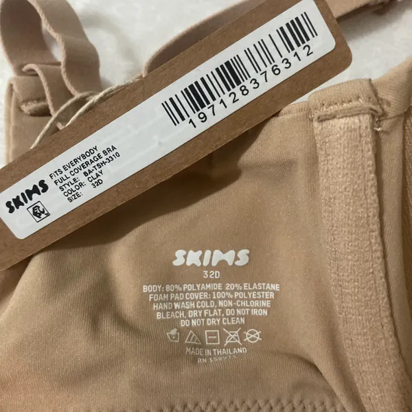SKIMS Fits Everybody T-Shirt Bra 32D NWT - Image 4