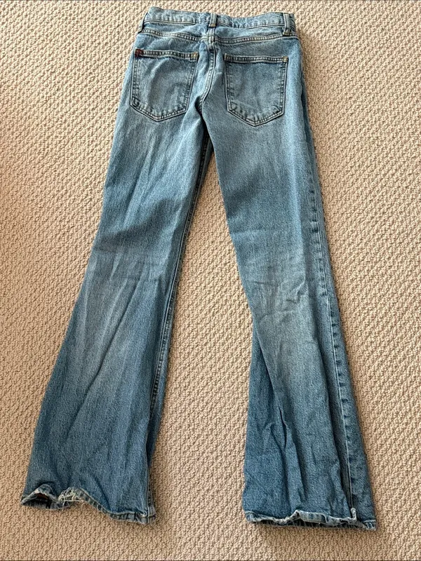 BDG Urban Outfitters Size 25 Women's Blue Denim Jeans NEW NWT Flared Bottoms - Image 6