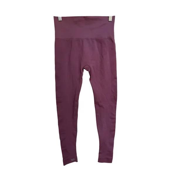 Set Active Sculptflex‎ Seamless Leggings Ribbed in Canyon Mauve Size Small - Image 2
