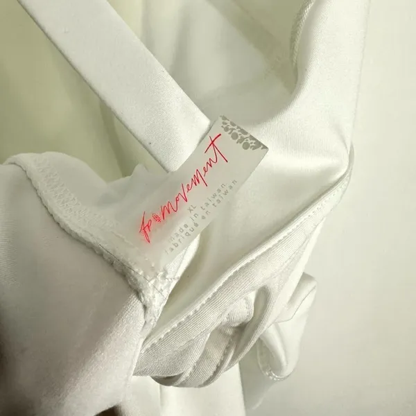 FREE PEOPLE FP Movement Drop Shot Minidress in White Size X-Large - Image 10