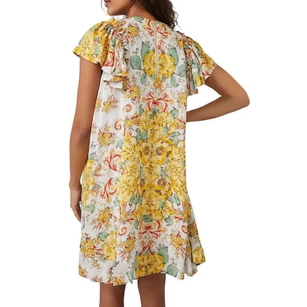 Free People Yara Patterned Mini Dress XS NWOT - Image 8