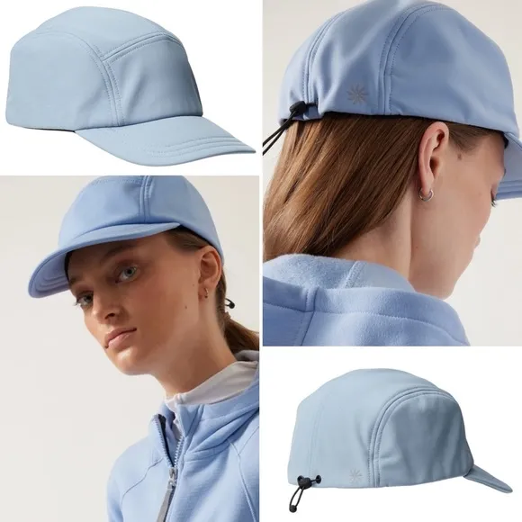 ATHLETA Cold Weather Train Cap in Heron Blue Unisex Size O/S NWT - Image 2