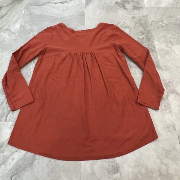 Nomadic Traders NTCO Burnt Orange Tunic Top Women's‎ Size Medium M Cotton - Image 2