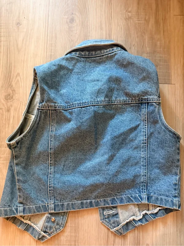 Jordache Blue Denim Vest - Image 3
