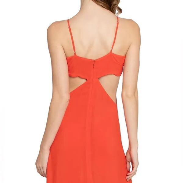 NWOT Nicole Miller Collection Cut Out‎ Maxi Dress L - Image 2