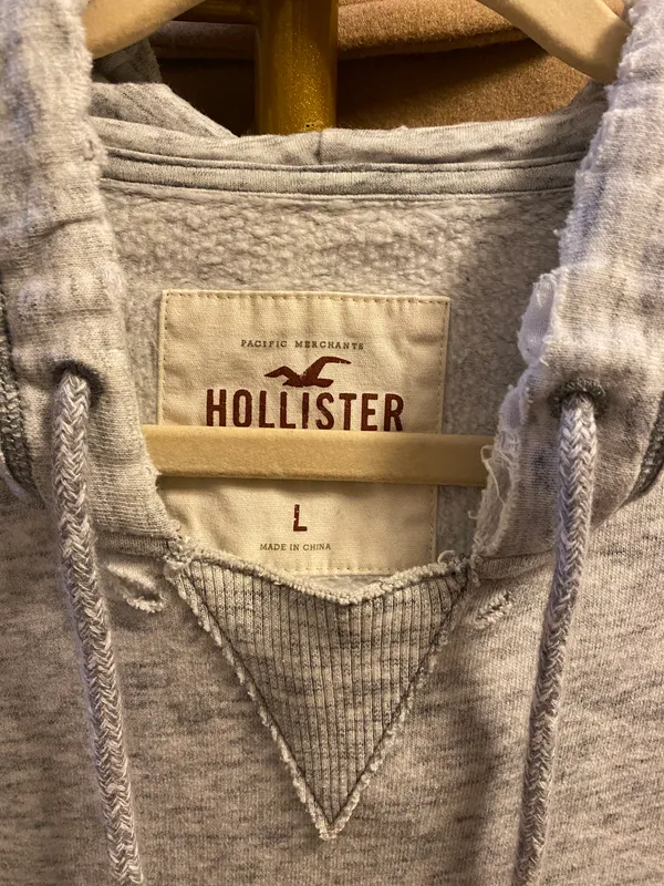 Hollister Gray Sweater Pullover Sweatshirt - Image 2