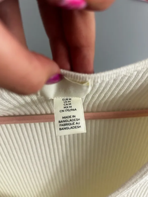White H&M Top - Image 4