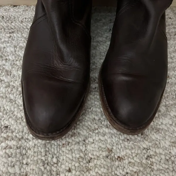 Frye Dorado size 9 brown riding boots Knee High made in Spain style#77561 - Image 2