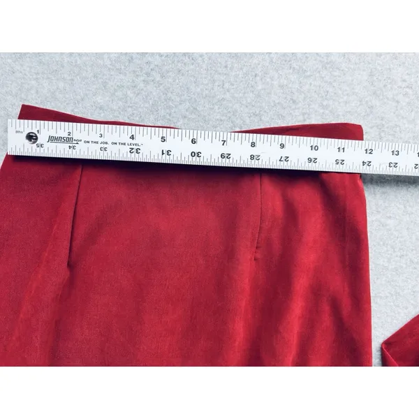 Vintage Country Wear Casuals 2 Piece Suit Dress Red Cottagecore Womens Small - Image 13