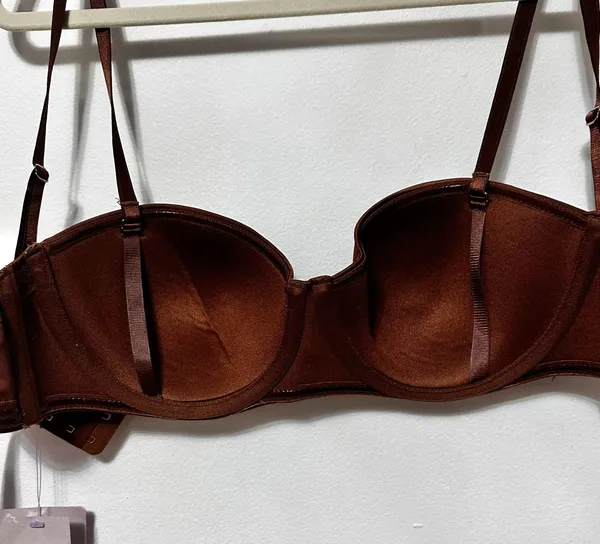 Savage X Fenty 34C strapless chocolate brown bra - Image 3