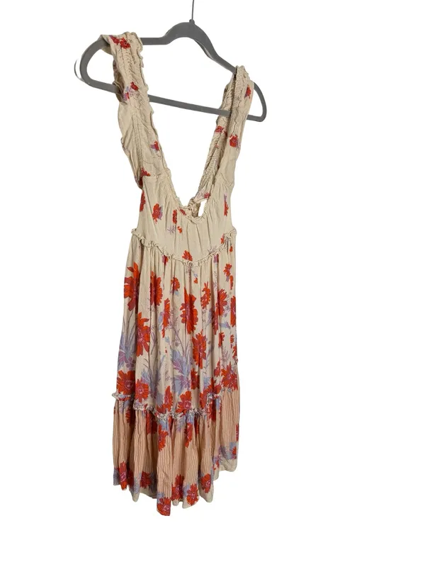 🌸‎ Free People Intimately Bali Wild Slip Ruffle Dress Small ✨🤍 - Image 3