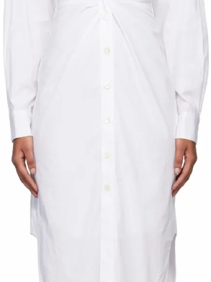 STAUD Clea Dress in White - Image 2
