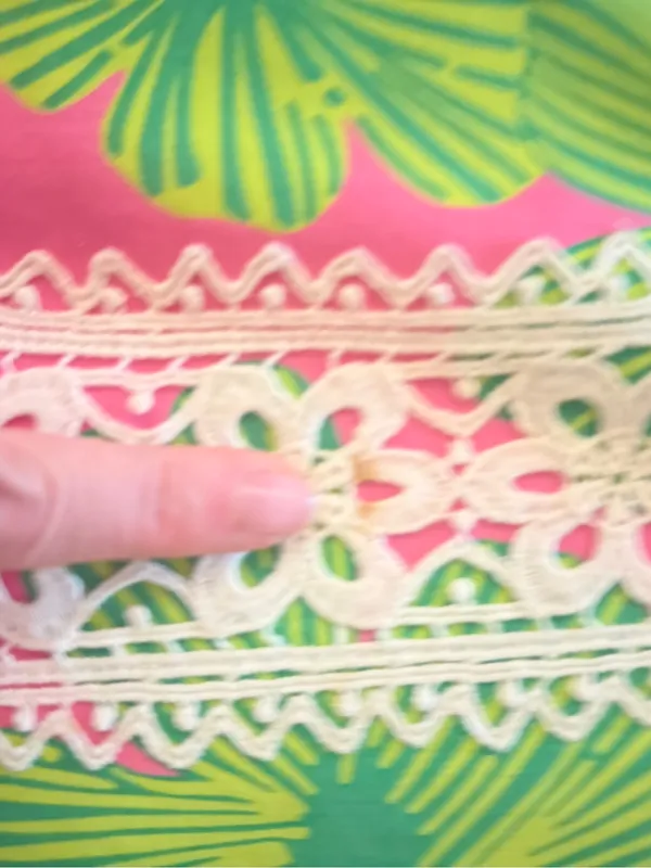 Lilly Pulitzer white label vintage lace skirt - Image 4