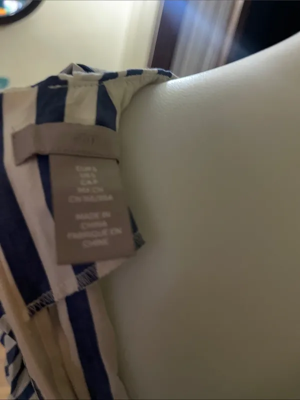 H&M Cotton Blouse with balloon sleeves small - Image 9