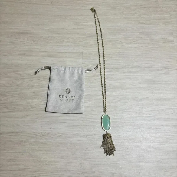 Women’s Kendra Scott Boho Necklace Blue And Gold Vibe Festival Necklace - Image 3