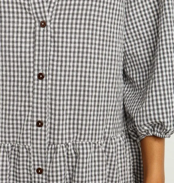 Petal & Pup loose Fit Gingham Checkered Dress Women’s M/L - Image 8