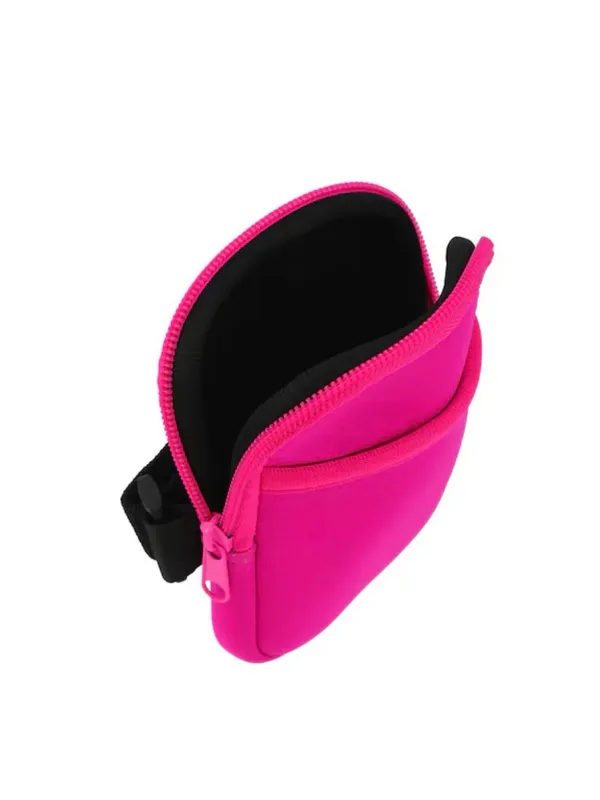 5.5" nwt Tumbler Pouch Hot Pink Neoprene Phone Pouch with Front Pocket - Image 2