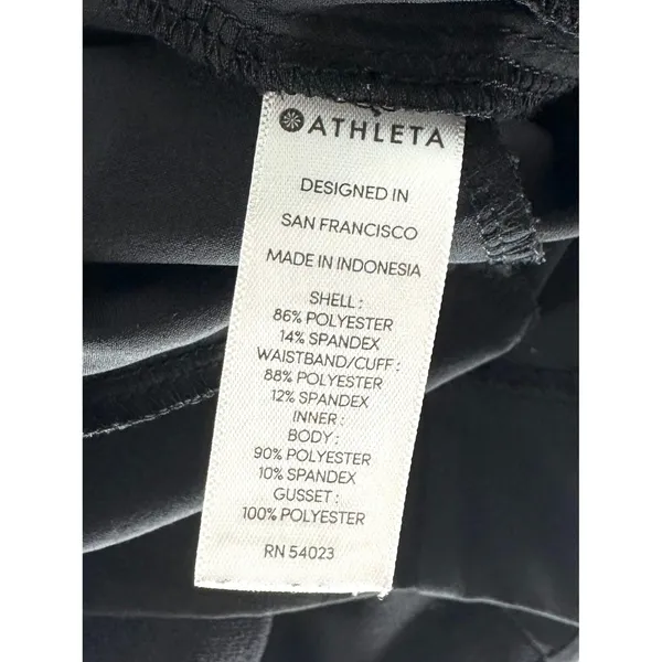 Athleta Womens Black‎ Active Skort Size 12 Hiking Tennis Skirt with Zip Pockets - Image 6
