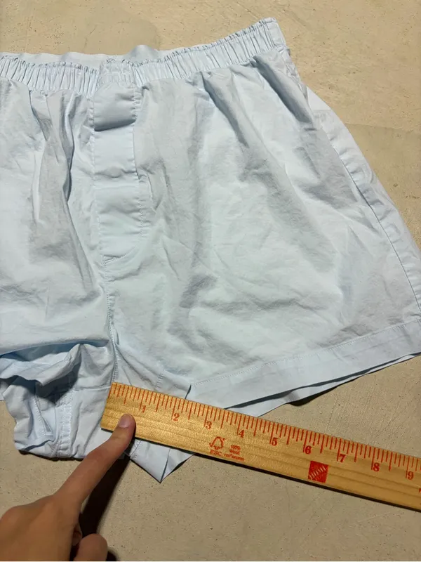 Skims Light Blue boxer Shorts small - Image 4