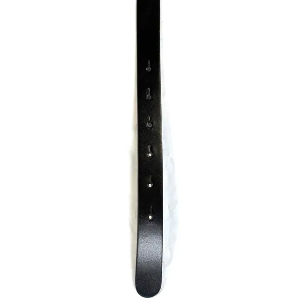 Valentino Garavani Valentino Milano Black Leather Belt with Gold V-Logo Buckle Size S Quiet Luxury - Image 11