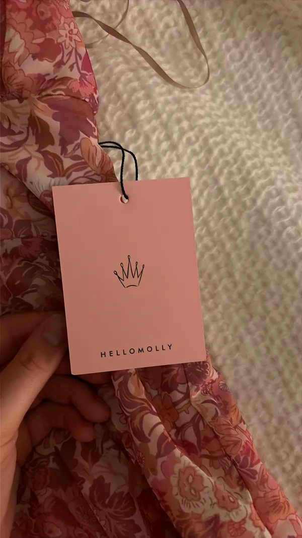 Hello Molly Dress Midi Pink Floral - Image 5