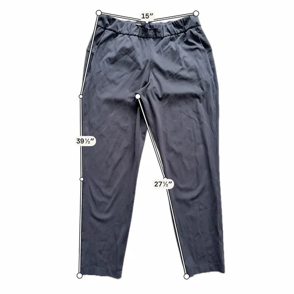 Lululemon On The Fly Jogger Full-On Luxtreme Size 8 Black Drawstring Travel Yoga - Image 5