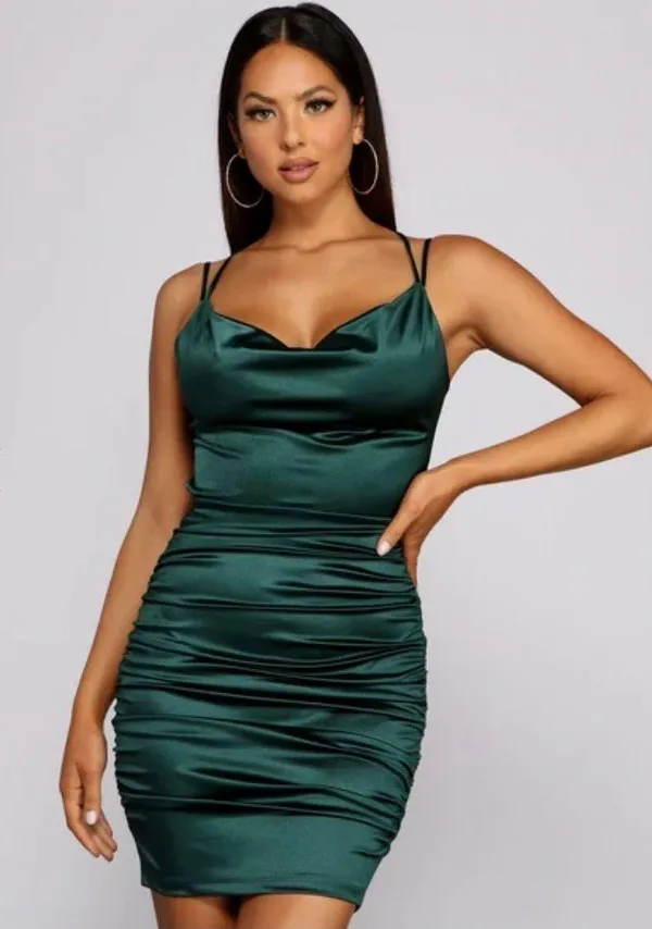 Windsor Emerald Green Homecoming Dress - Image 2