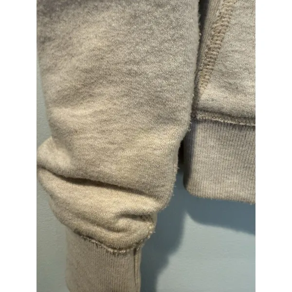 Abercrombie & Fitch Y2K Zip Hoodie Womens Medium Sherpa Lined Spellout 2000s - Image 9